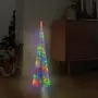 VIDAXL Cone lumineux decoratif pyramide a LED Acrylique Colore 90 cm