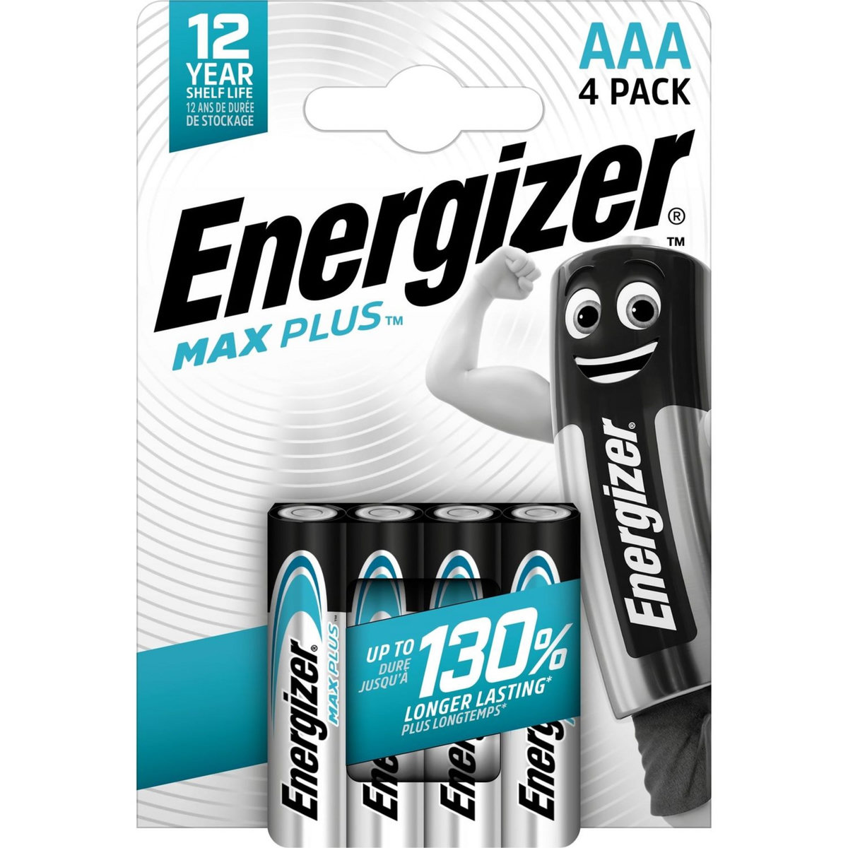Energizer Lot de 4 piles Max Plus TYPE AAA