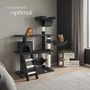 Voir la diapositive 3 : tectake Arbre à chat 141 cm avec griffoir et plateforme d'escalade noir