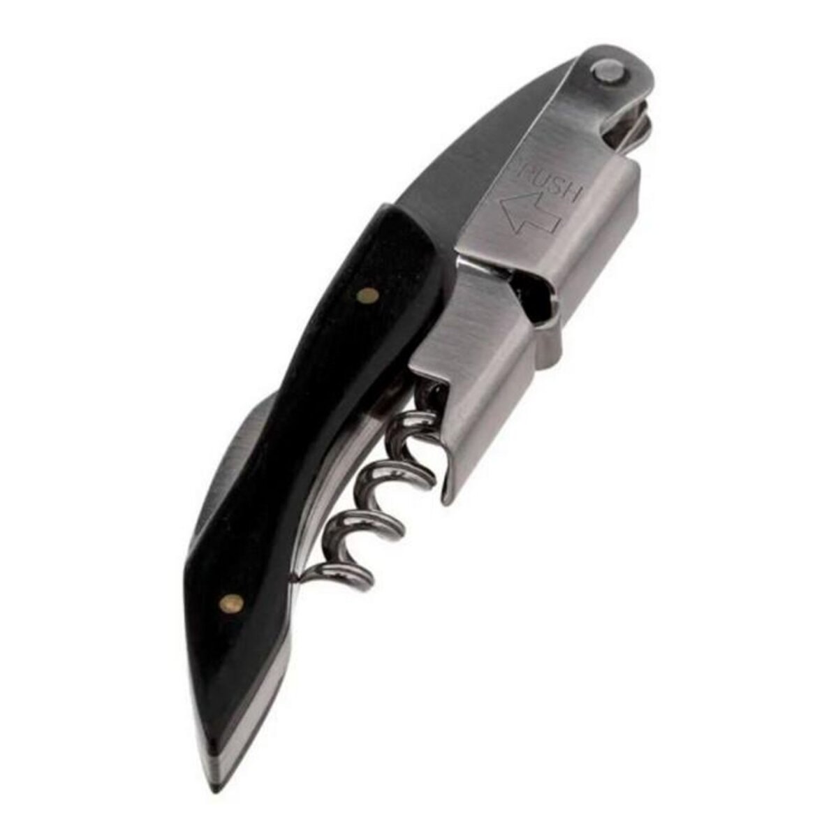 SECRET DE GOURMET Tire-Bouchon en Inox  Limonadier  12cm Noir