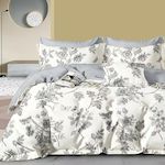 Home collection Parure housse de couette 100 % coton 57 fils Jouvelle. Coloris disponibles : Blanc