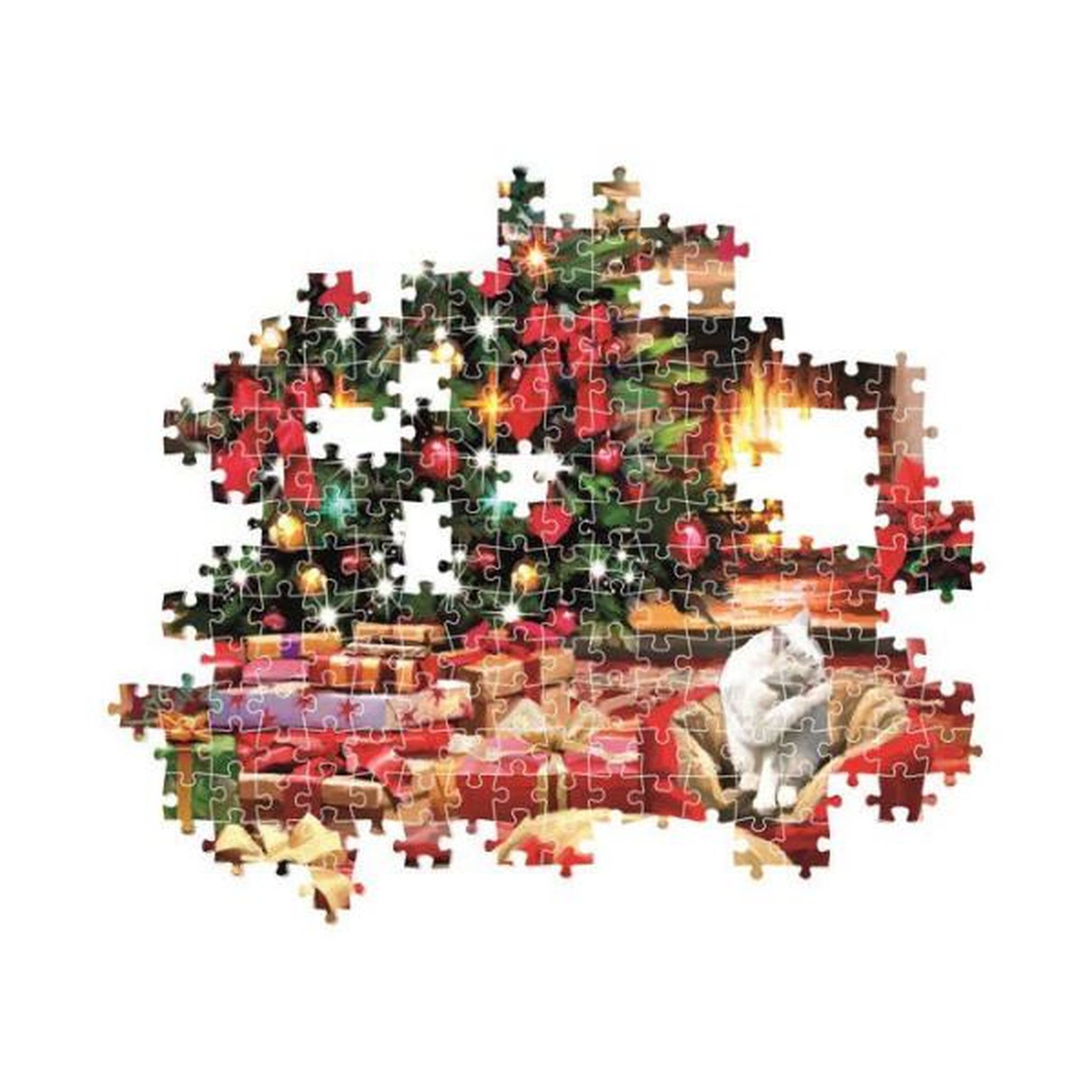Voir la diapositive 3 : CLEMENTONI Puzzle 1000 pieces - Christmas by the Fire