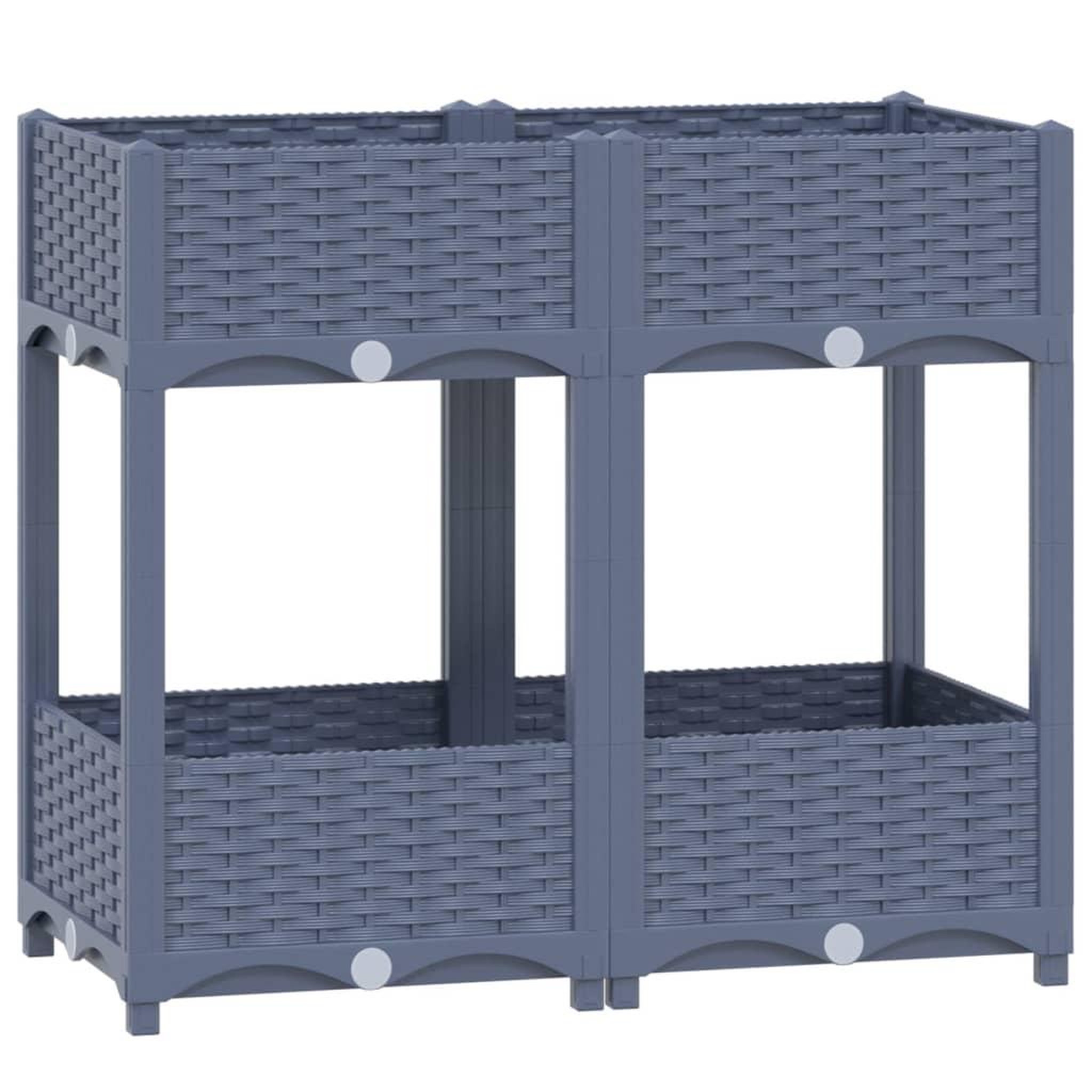 Voir la diapositive 2 : VIDAXL Lit sureleve 80x40x71 cm Polypropylene