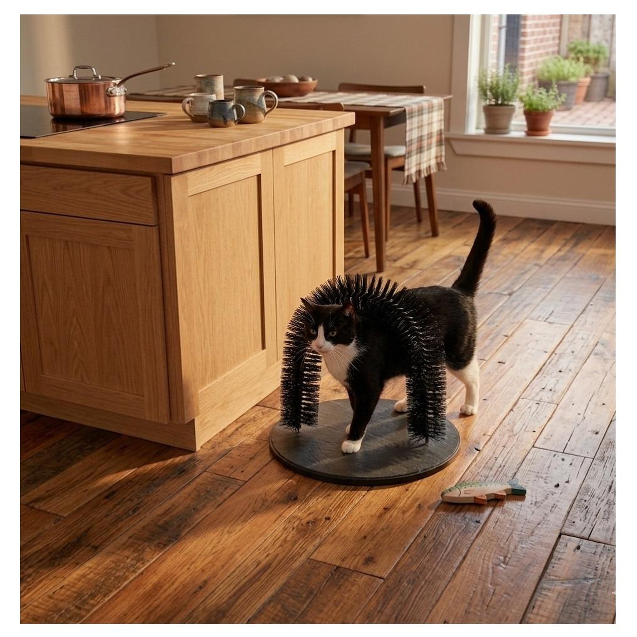 Voir la diapositive 5 : Eden Brosse de massage triomf pour chat