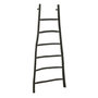 Voir la diapositive 1 : Paris Prix Échelle en Teck  6 Echelons  185cm Noir