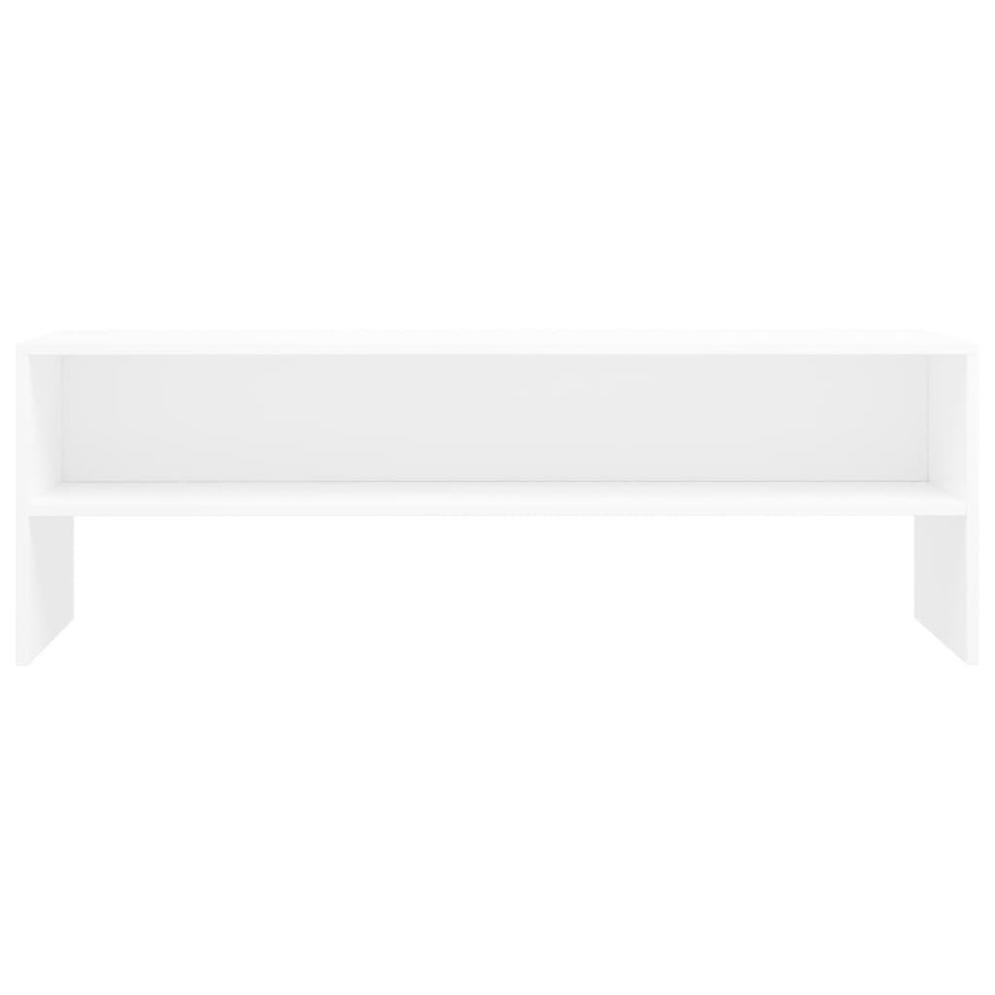 Voir la diapositive 4 : VIDAXL Meuble TV Blanc 120x40x40 cm Bois d'ingenierie