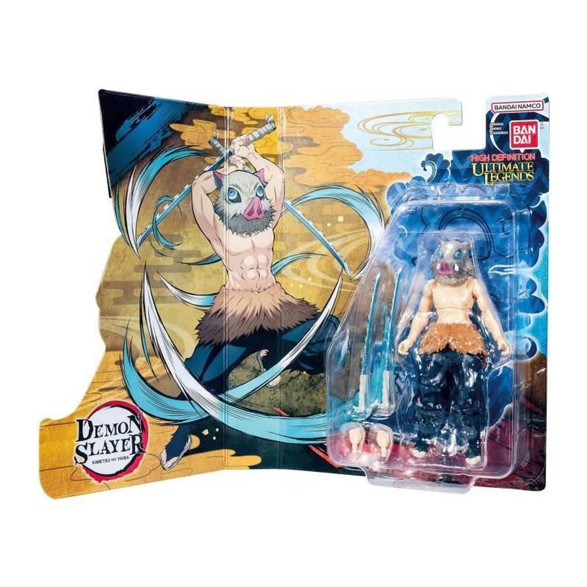 Voir la diapositive 5 : BANDAI BANDAI - Ultimate Legends HD - Figurine d'action Demon Slayer 12 cm - Inosuke Hashibira - VE88963