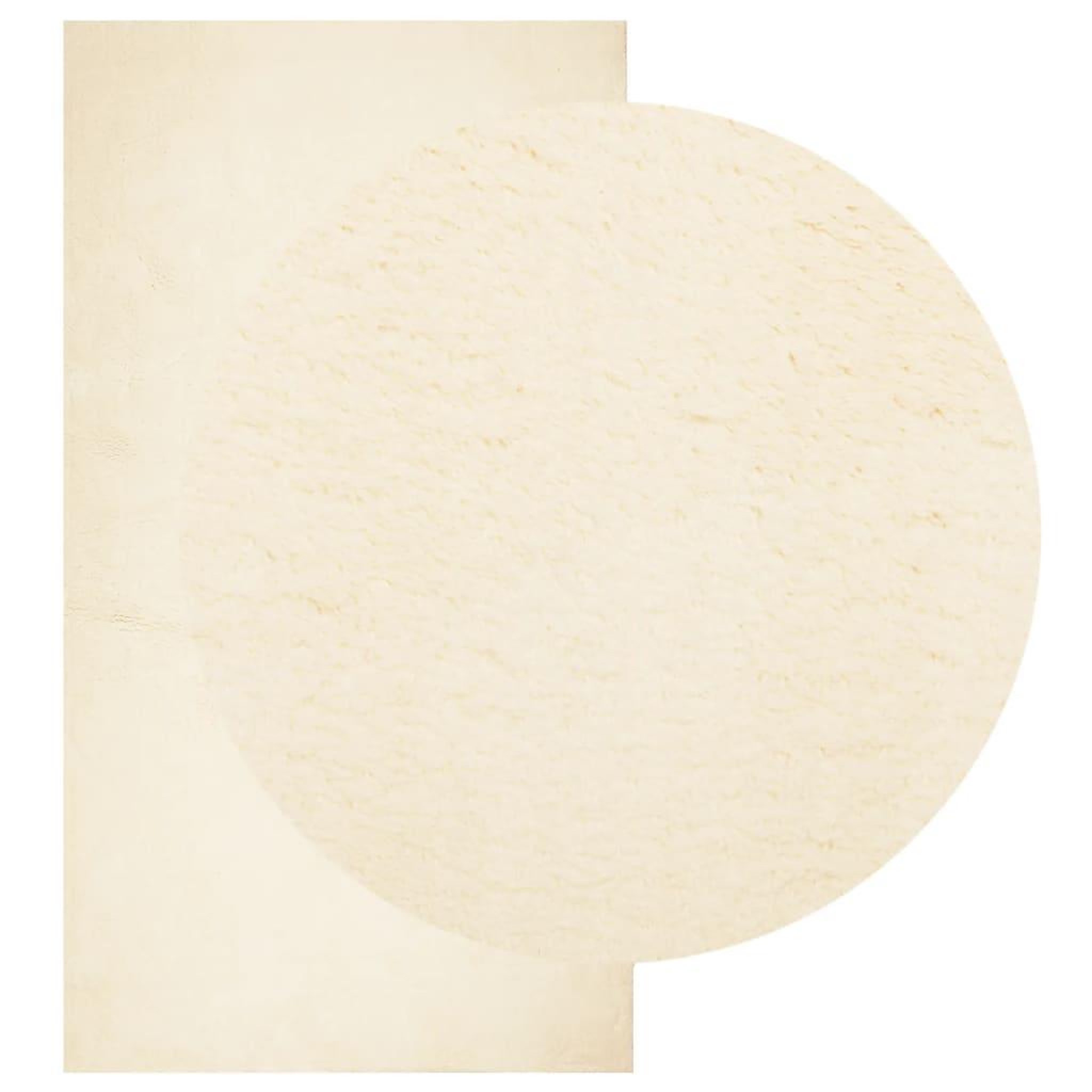 Voir la diapositive 3 : VIDAXL Tapis HUARTE a poils courts doux et lavable creme 80x150 cm