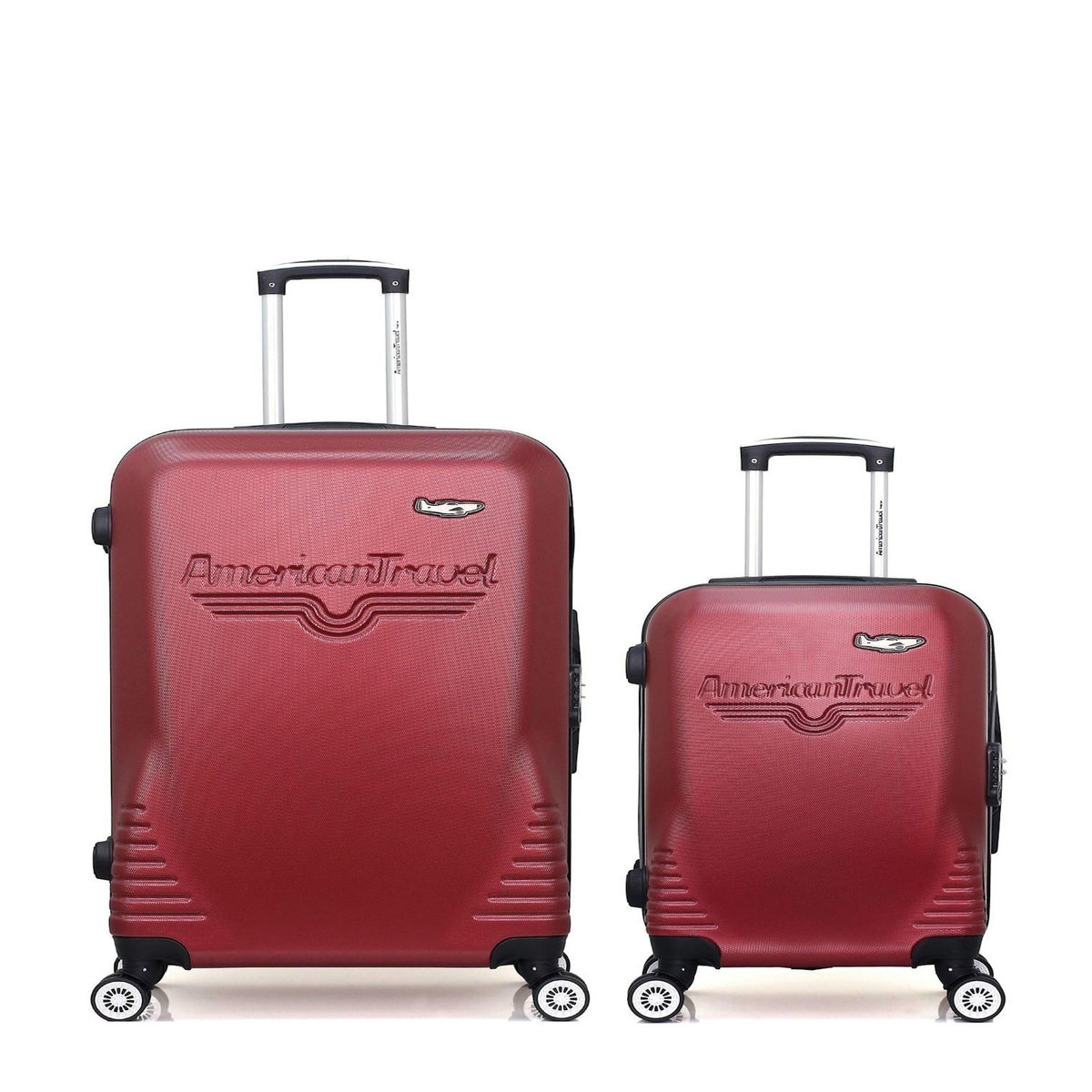 AMERICAN TRAVEL AMERICAN TRAVEL - LOT DE 2 - Valise Grand Format et Valise Cabine DC