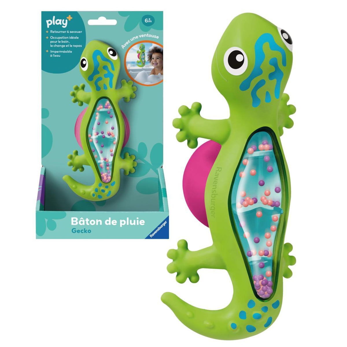 RAVENSBURGER play + Baton de pluie gecko