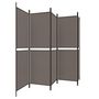 Voir la diapositive 4 : VIDAXL Cloison de separation 5 panneaux Anthracite 250x180 cm Tissu