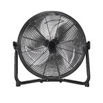 Abril Et Nature Ventilateur Industriel abrila Série Midas noir et chrome