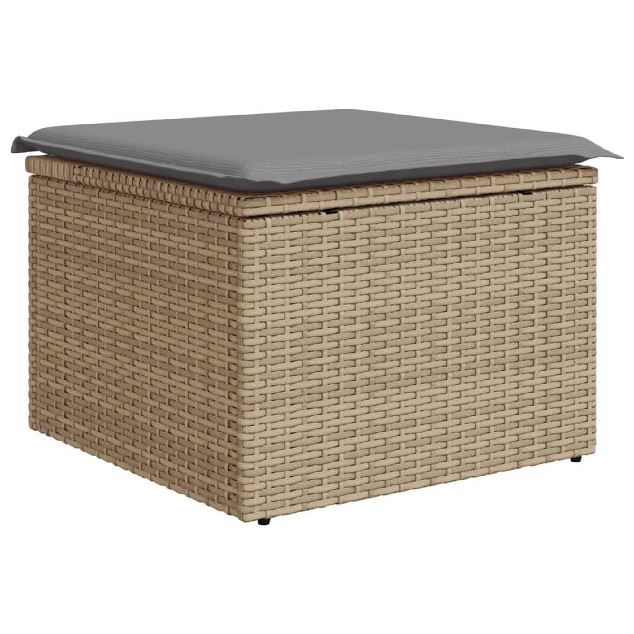 Voir la diapositive 5 : VIDAXL Salon de jardin avec coussins 8pcs melange beige resine tressee