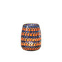 Voir la diapositive 2 : Paris Prix Photophore Design Goutte  African Desire  16cm Orange & Bleu