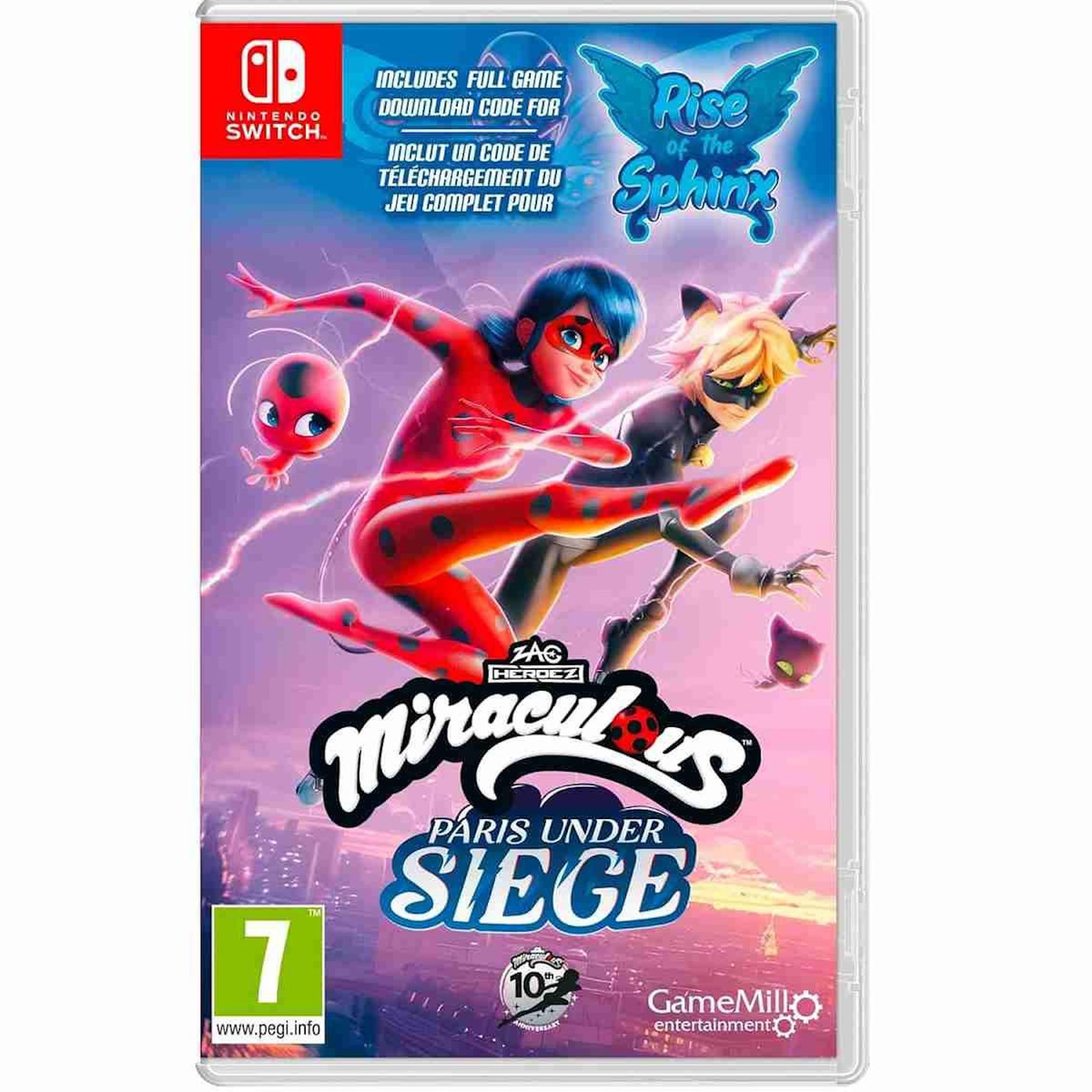 Koch Media Miraculous Paris Under Siege et Rise of the Sphinx SWITCH