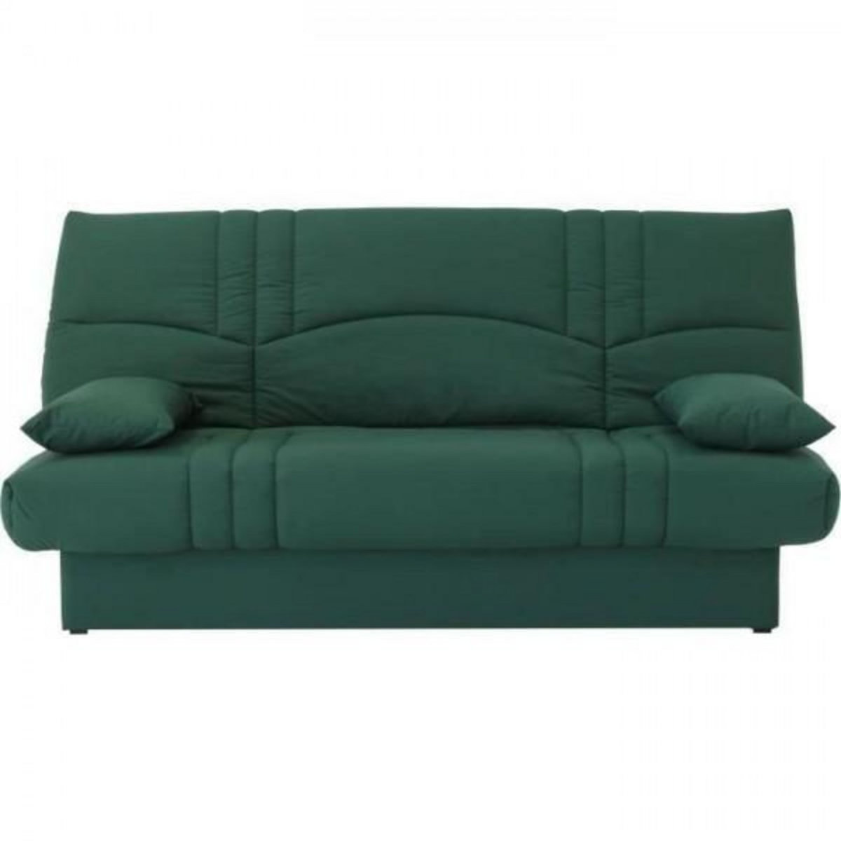 MARKET24 Banquette clic clac 3 places - tissu Vert foret - Style contemporain - L 190 x P 92 cm - DREAM