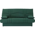 MARKET24 Banquette clic clac 3 places - tissu Vert foret - Style contemporain - L 190 x P 92 cm - DREAM