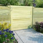 VIDAXL Portail de jardin Bois de pin impregne 100x100 cm