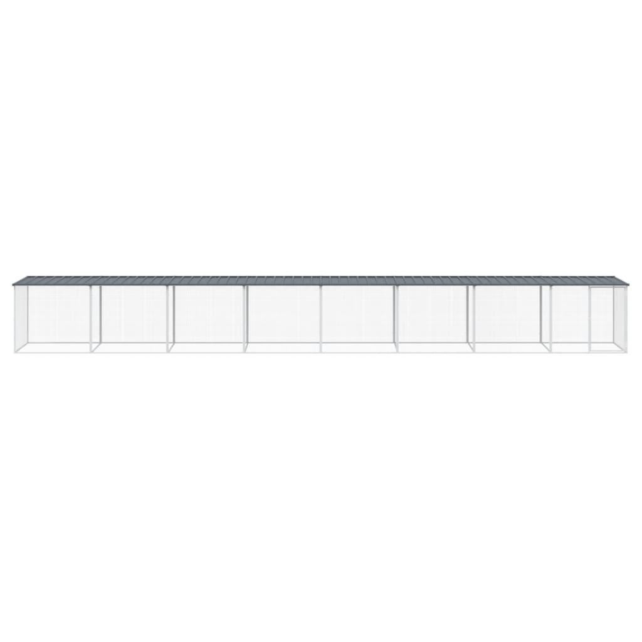 Voir la diapositive 3 : VIDAXL Poulailler avec toit anthracite 803x98x90 cm acier galvanise