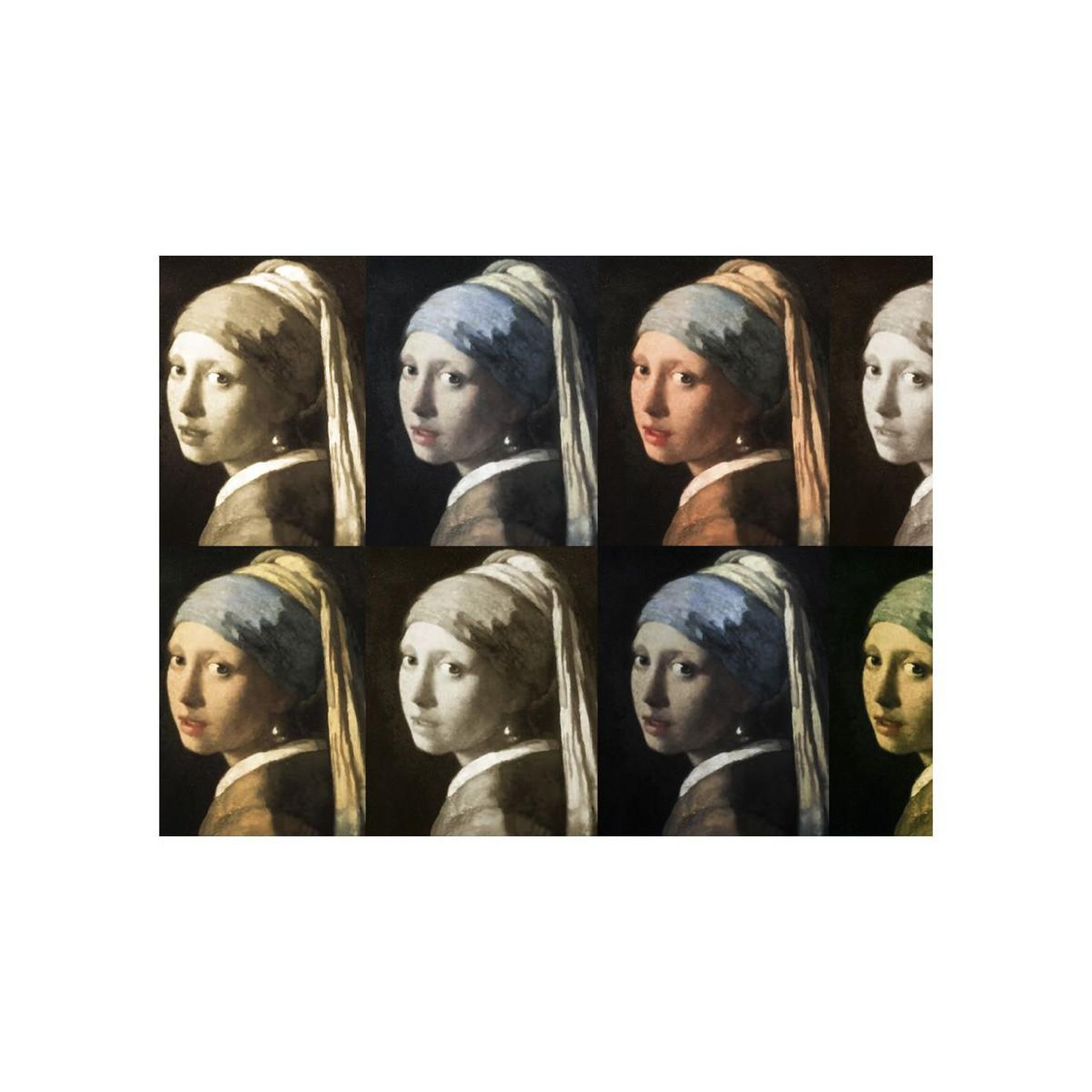 Voir la diapositive 2 : Paris Prix Papier Peint  Girl with a Pearl Earring Pop Art