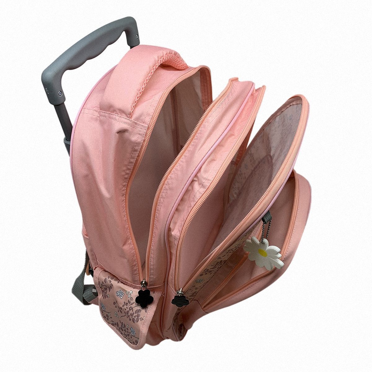 DISNEY Sac à dos à roulettes rose Princesses Disney