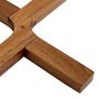 Voir la diapositive 3 : FIVE Dessous de Plat en Bois  Croix  21cm Marron