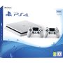 Voir la diapositive 1 : Console Playstation 4 Slim 500GB - Glacier White + 2 DualShock 4