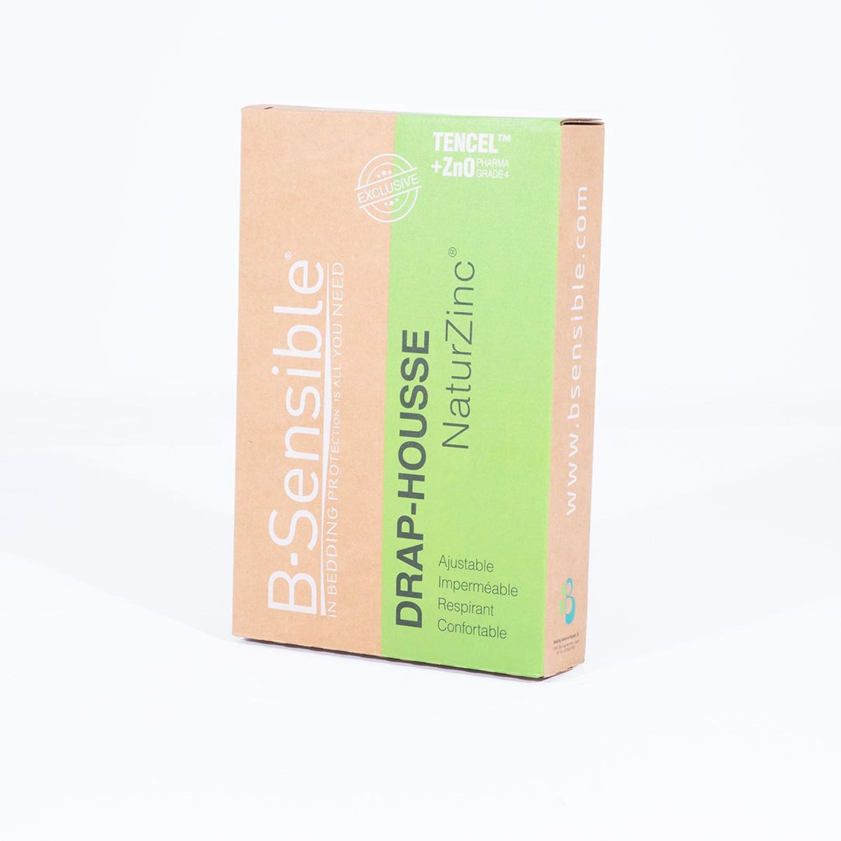 BELLECOUR BELLECOUR LITERIE | Alèse B-SENSIBLE Gris anthracite | Impermeable & Anti-acariens