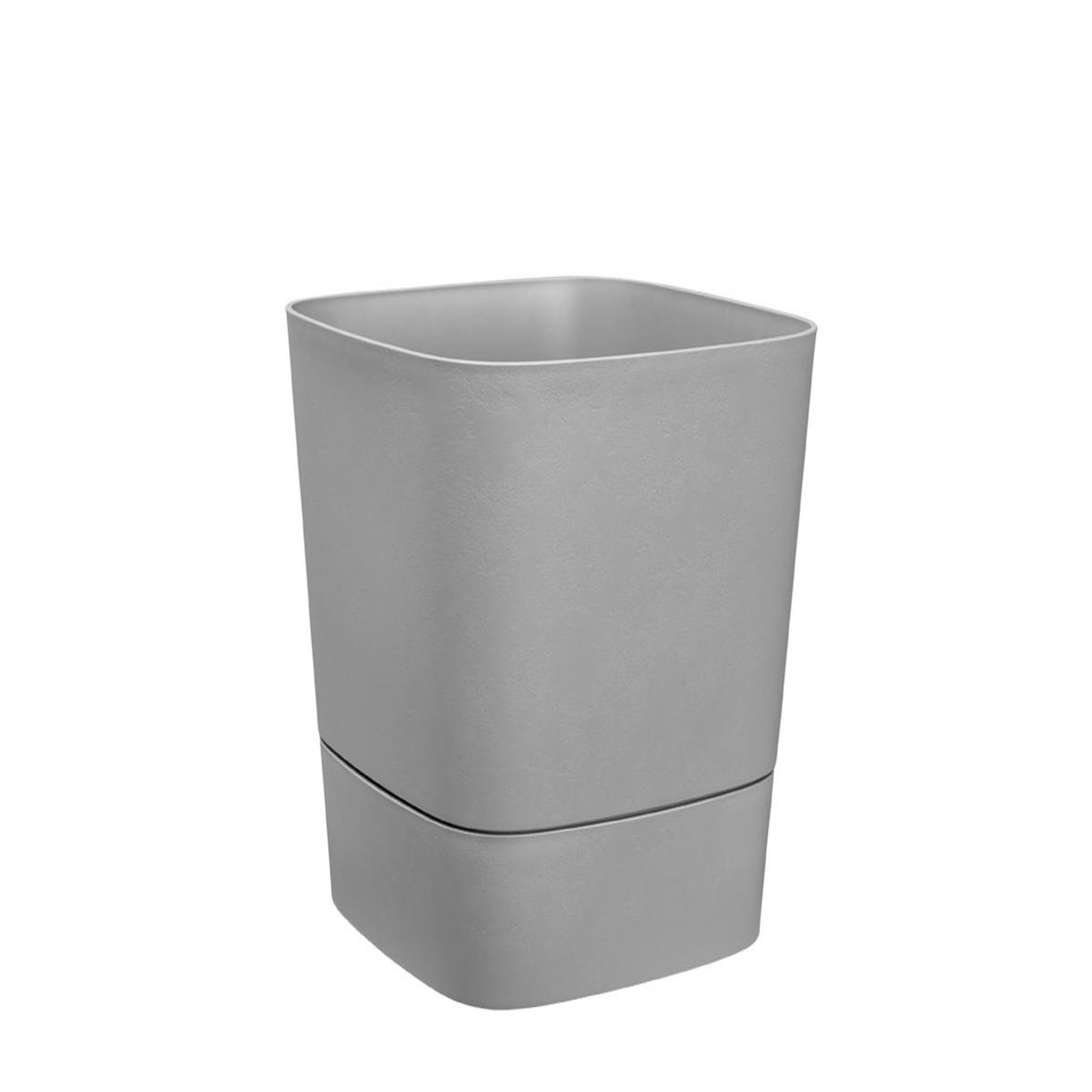 Voir la diapositive 3 : ELHO Pot de fleurs carré extérieur/intérieur 30 x 30 cm Elho Aqua Care Greensense gris ciment