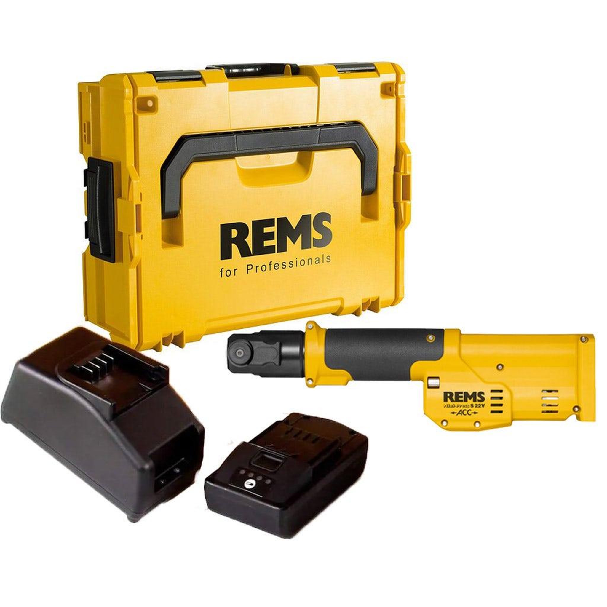 REMS Sertisseuse  mini-press s 22v acc coffret l-boxx