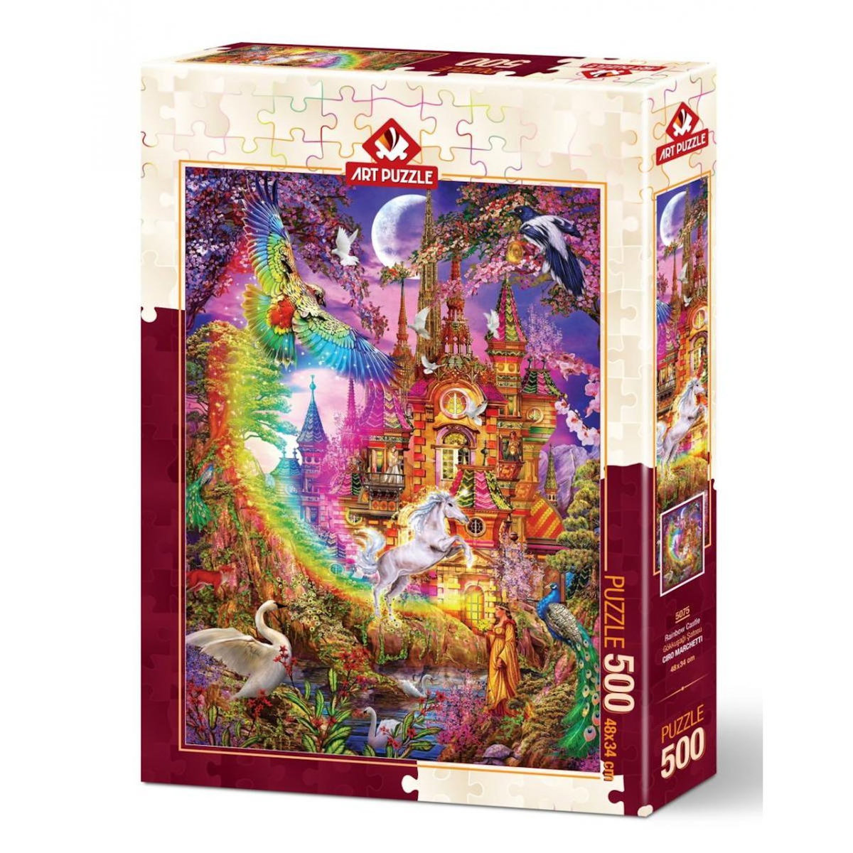 Art Puzzle Puzzle Rainbow Castle - 500 pièces
