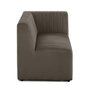 Voir la diapositive 1 : LISA DESIGN Nova - module d'assise droit - en velours