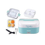 BEPER Réchaud de nourriture électrique Beper BC 2 en 1 1600 ml 4 portions bleu clair