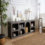 Voir la diapositive 3 : Habitat et Jardin Buffet en bois  Ferlis  - 160 x 40 x 51 cm - Gris anthracite