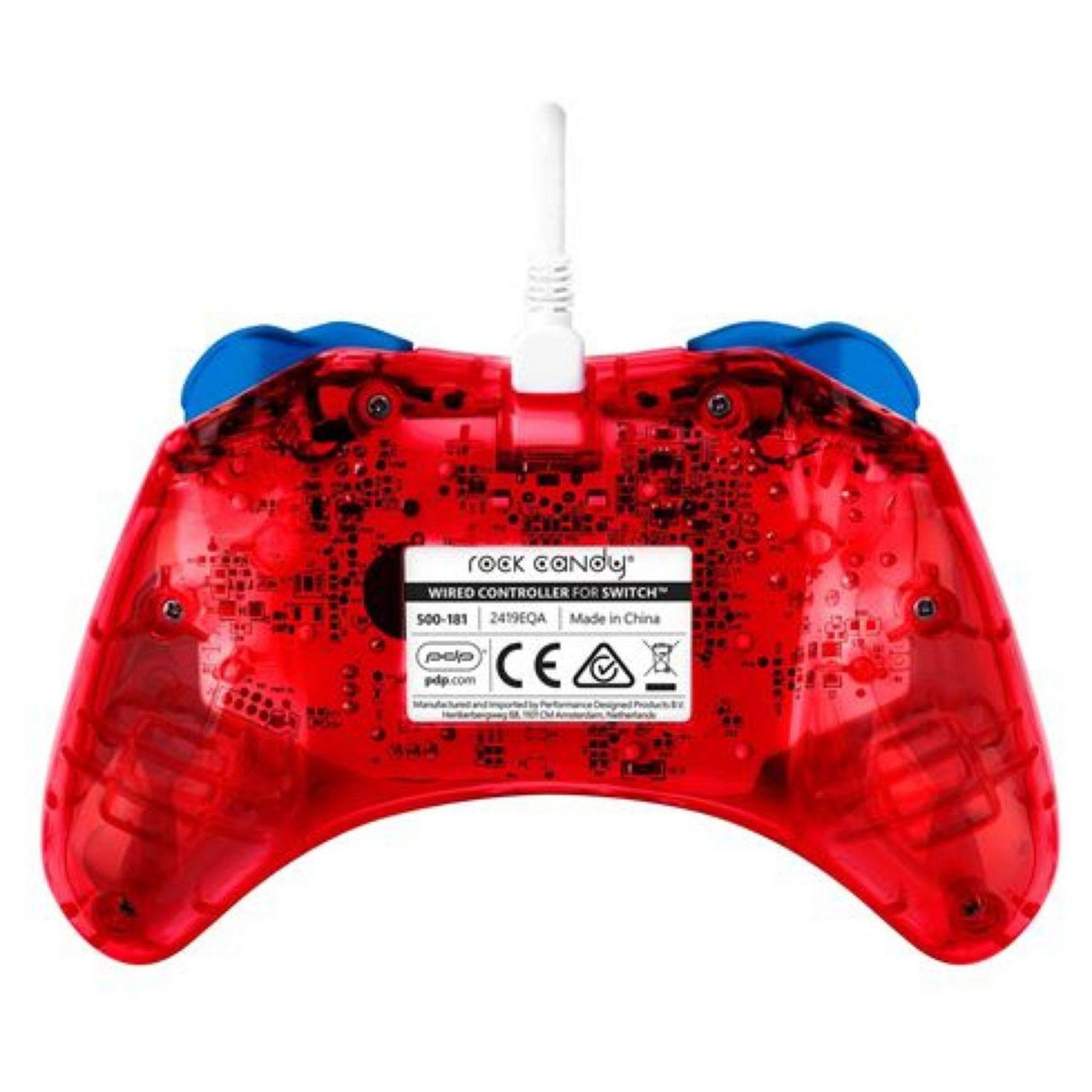 PDP Manette Filaire Rock Candy Mario