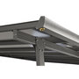 Voir la diapositive 4 : Pergola - Adossée - Aluminium - 9-21m²