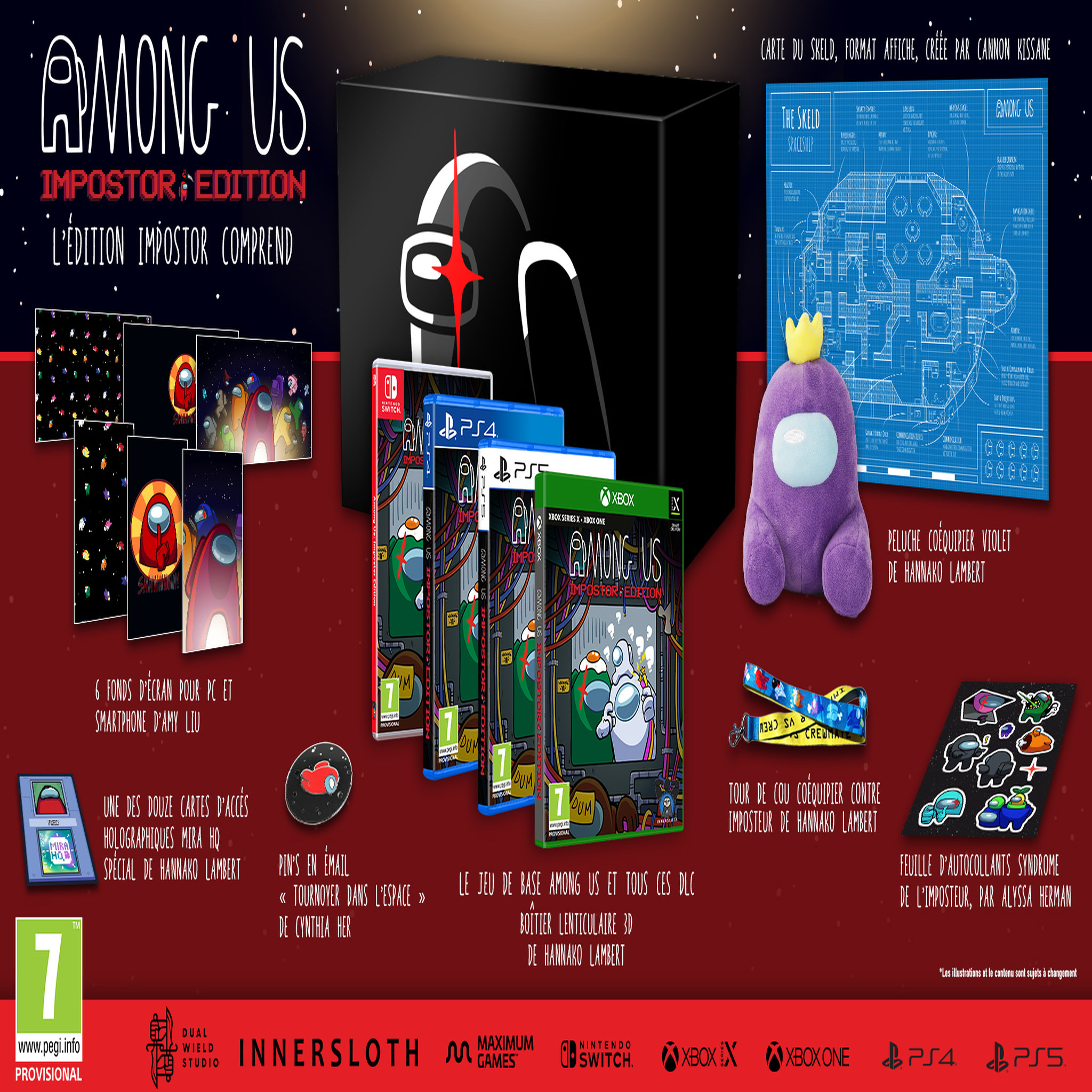 Voir la diapositive 2 : Among Us Impostor Edition PS4