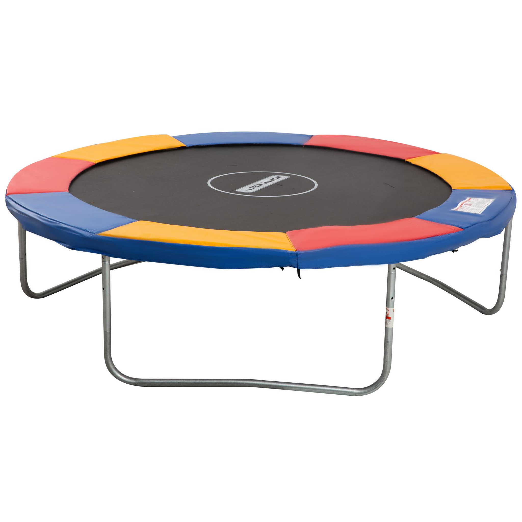 Voir la diapositive 5 : HOMCOM Couvre-ressort trampoline dia. 305 cm PVC PE haute densité rembourrage 15 mm multicolore