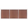 Voir la diapositive 1 : VIDAXL Cloture de jardin WPC 526x186 cm Marron