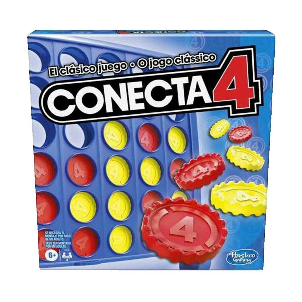 HASBRO Jeu de société Hasbro Connect 4 en plastique durable