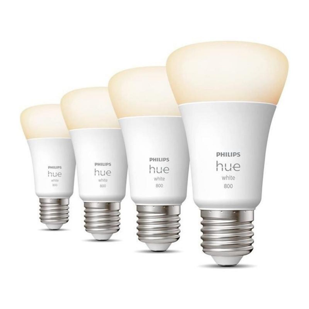 PHILIPS HUE White 9W A60 E27 EU x4