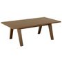 Voir la diapositive 2 : LISA DESIGN Pauline - table basse effet bois - chêne foncé - 130 cm