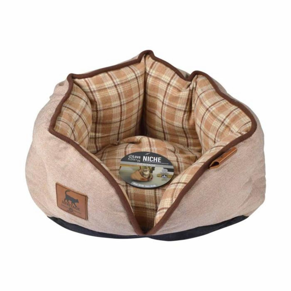 Paris Prix Panier pour Chien & Chat  Héritage  40cm Écru