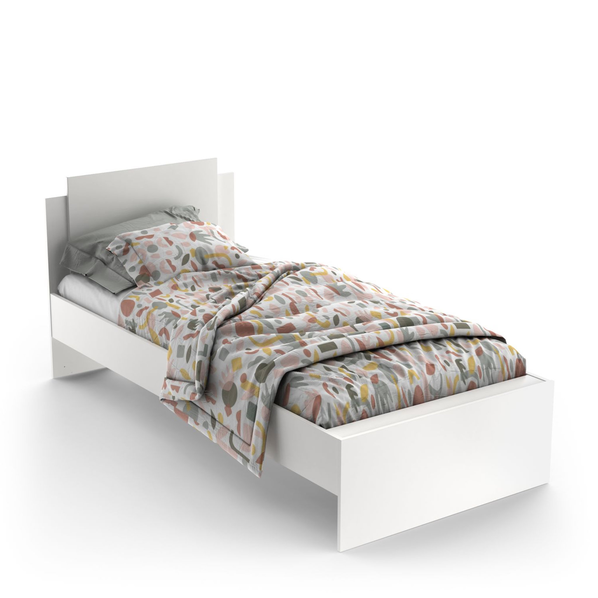 Voir la diapositive 2 : Lit 1 place 90x190/200 cm LOREDANA