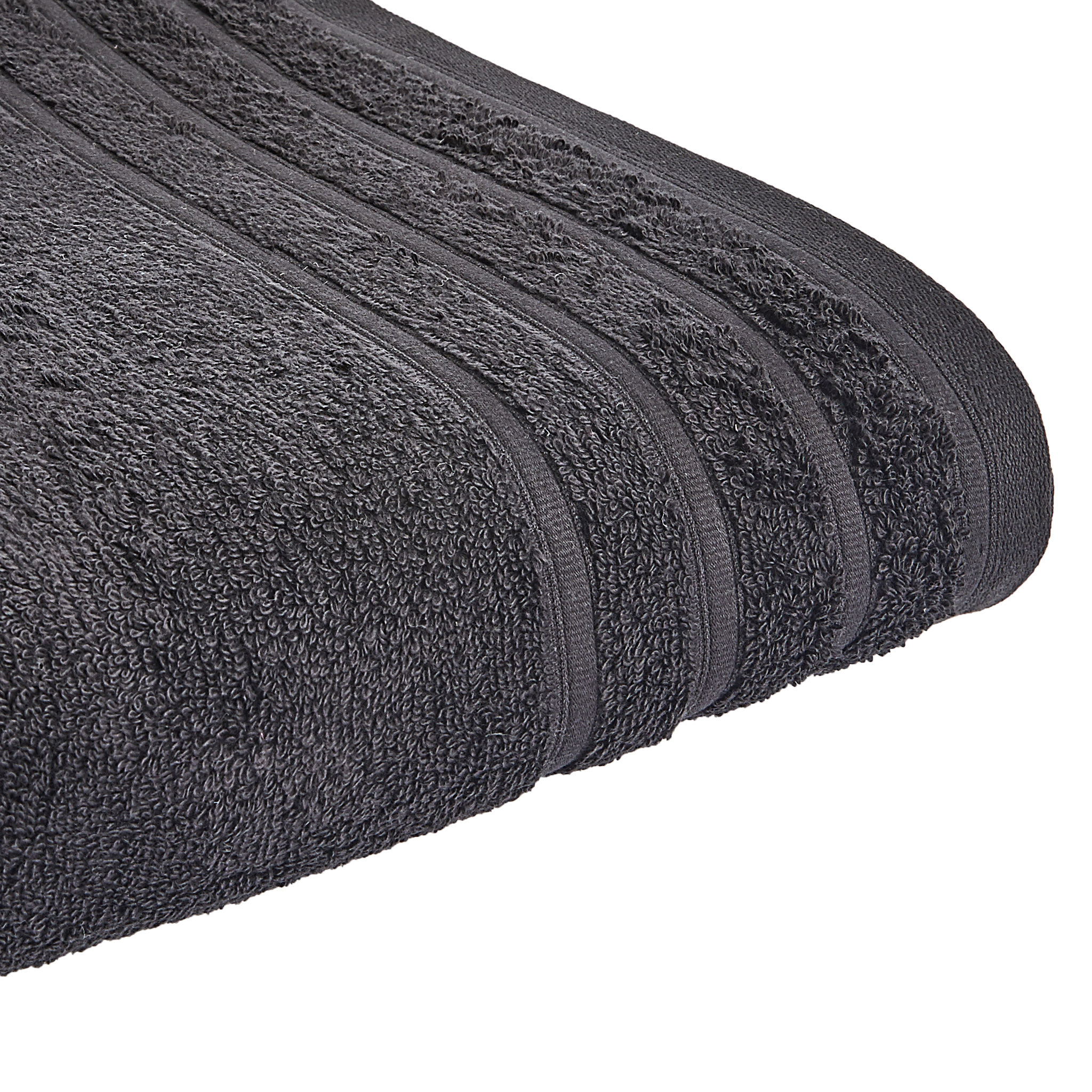 Voir la diapositive 2 : ACTUEL  Serviette de toilette unie en coton bouclé 500 gr/m2