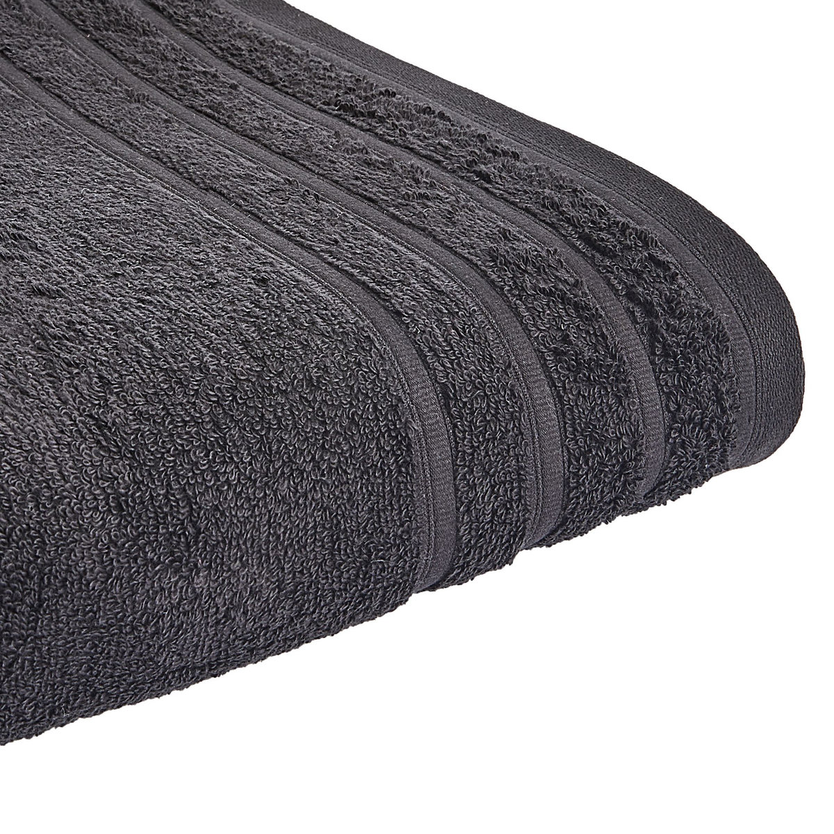 ACTUEL  Serviette de toilette unie en coton bouclé 500 gr/m2