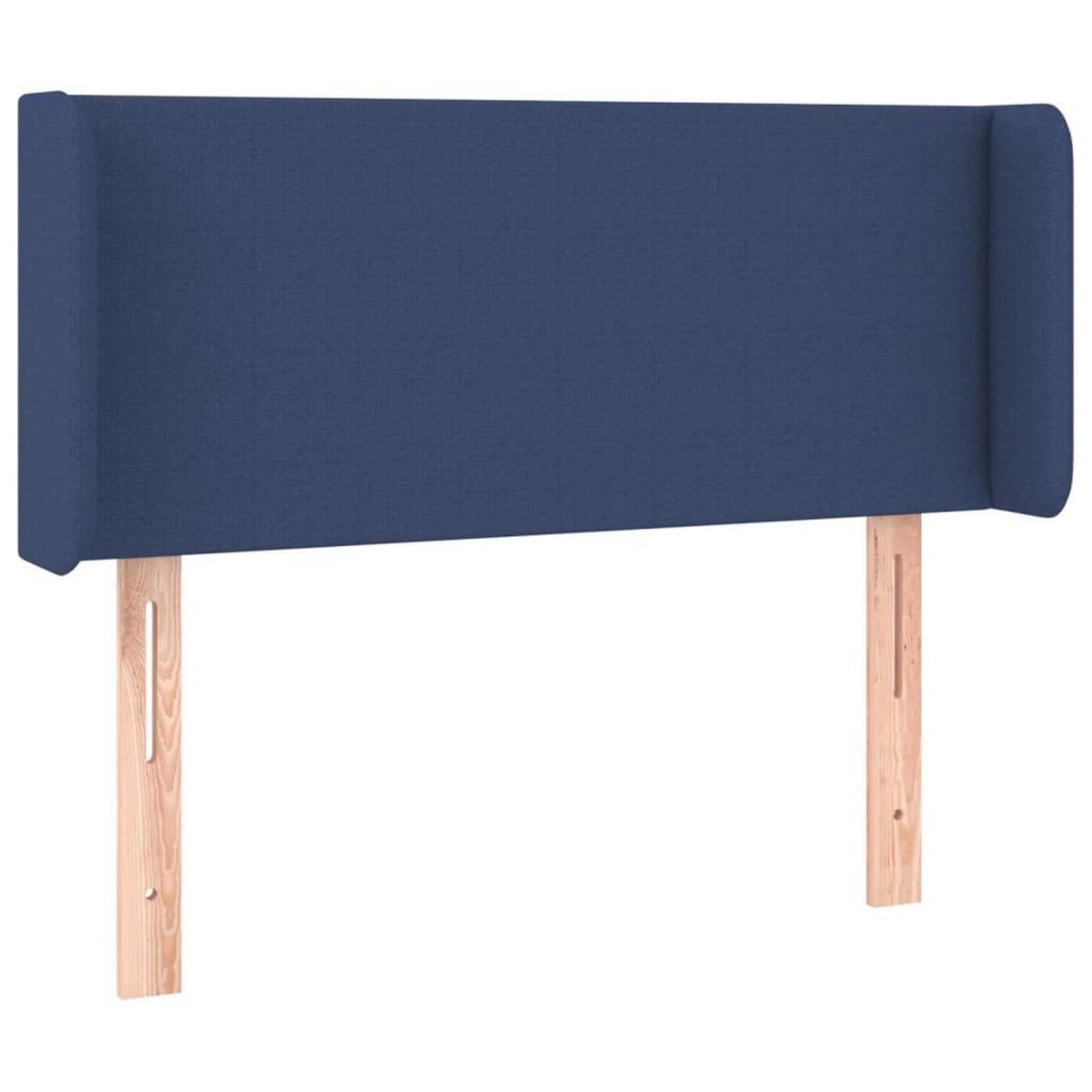 VIDAXL Tete de lit avec oreilles Bleu 83x16x78/88 cm Tissu