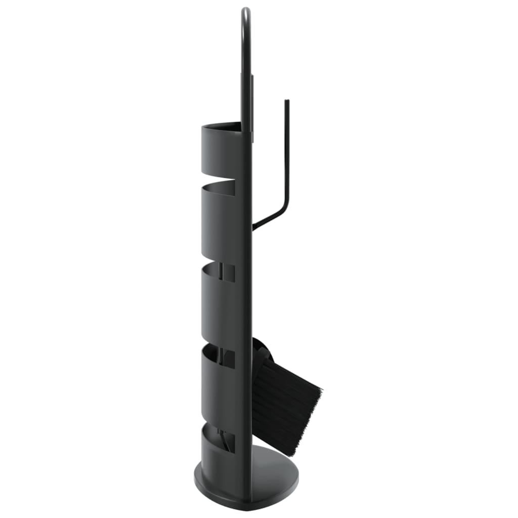 Voir la diapositive 5 : VIDAXL Set d'outils de cheminee 5 pcs 23x15x66 cm acier