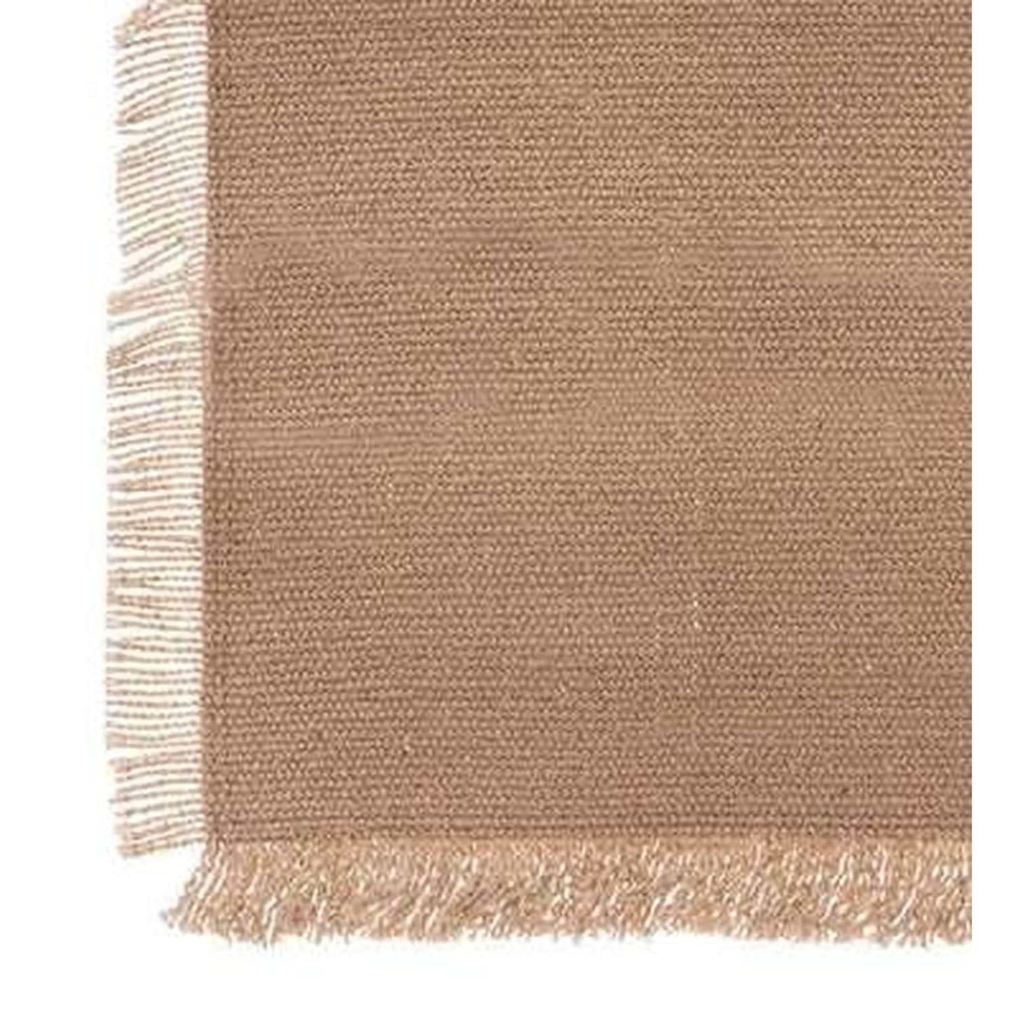 Voir la diapositive 1 : ATMOSPHERA Nappe à franges - 100% coton