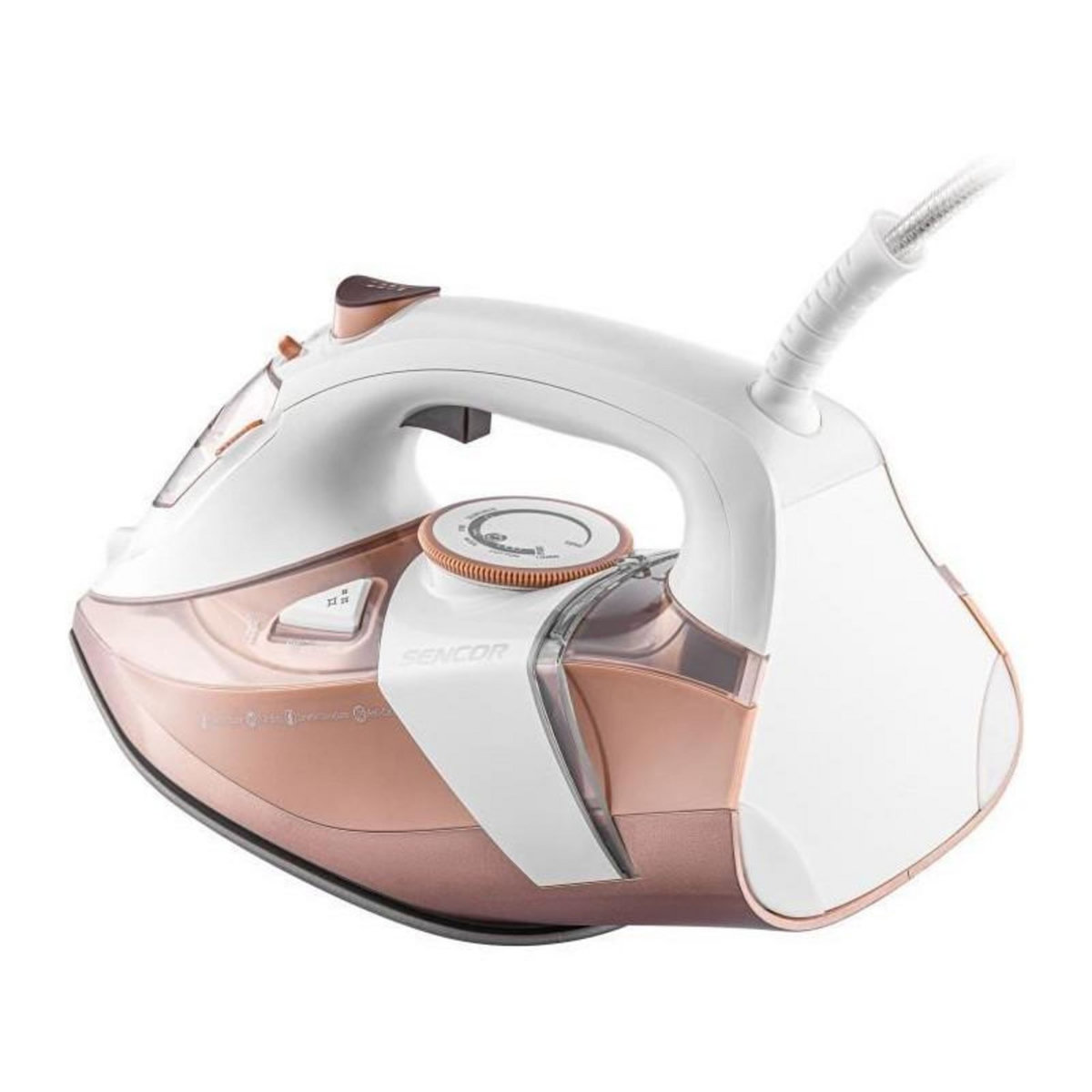 SENCO Fer a vapeur - SENCOR - SSI 8300RS - 3200 W - 350 ml - 45 g/min - Blanc / Rose